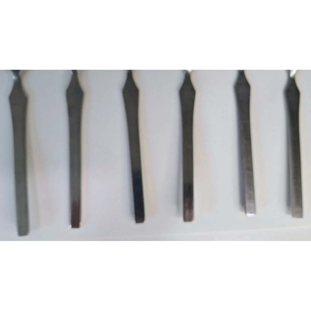 Lot 6 Towle TWS131 7.5 Inch Spoons Flatware Silverware MCM Supreme Cutlery Japan